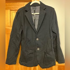 NWOT Thomas Parker New York blazer deep dark navy blue size M